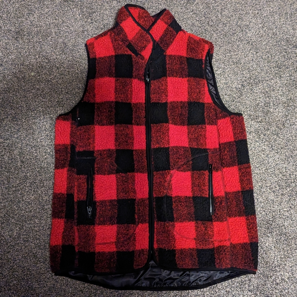 Pink lily vest
